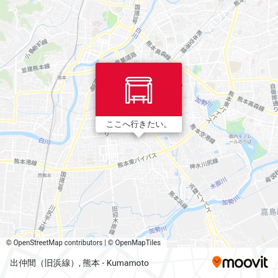 出仲間（旧浜線）地図