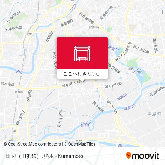 田迎（旧浜線）地図