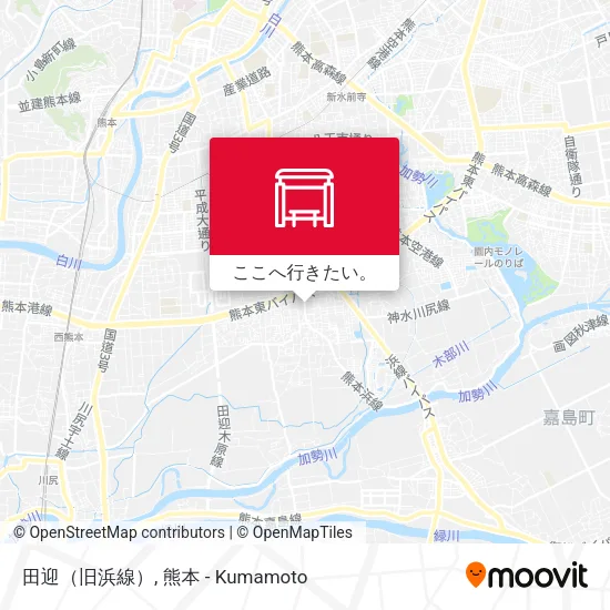 田迎（旧浜線）地図