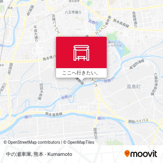中の瀬車庫地図