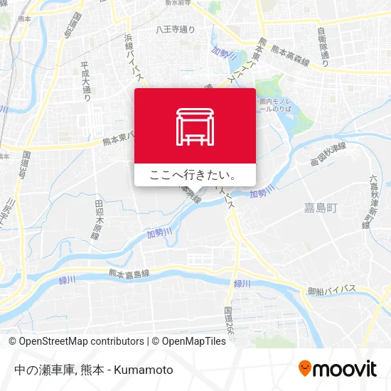 中の瀬車庫地図