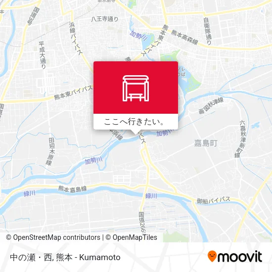 中の瀬・西地図