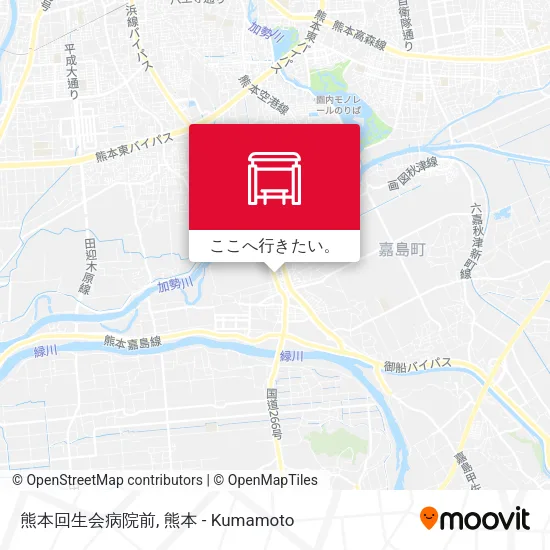 熊本回生会病院前地図