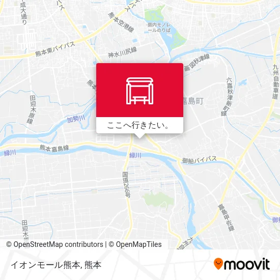 イオンモール熊本地図