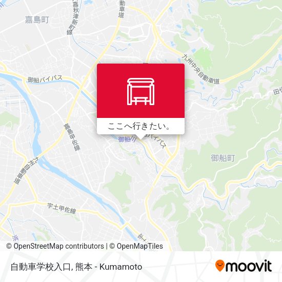 自動車学校入口地図
