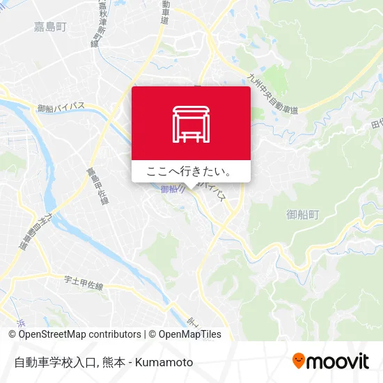 自動車学校入口地図