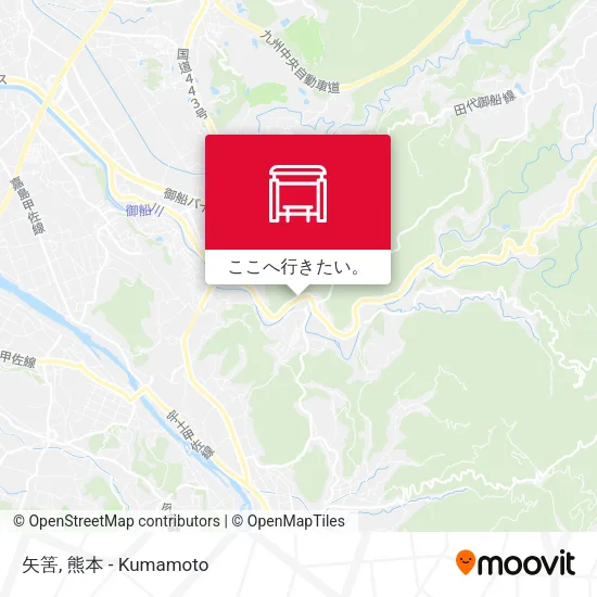 矢筈地図