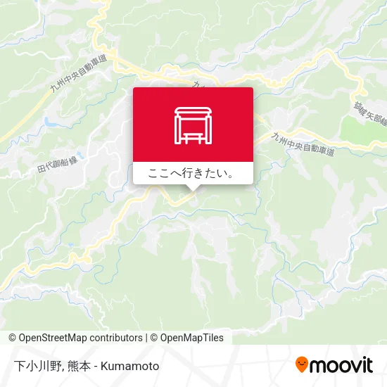 下小川野地図