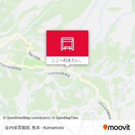 金内保育園前地図