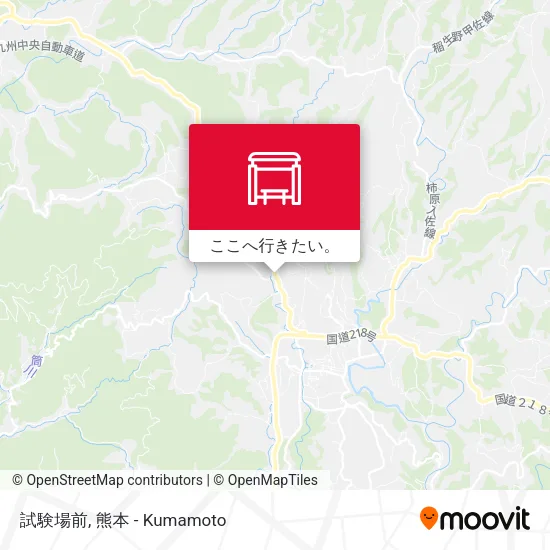 試験場前地図