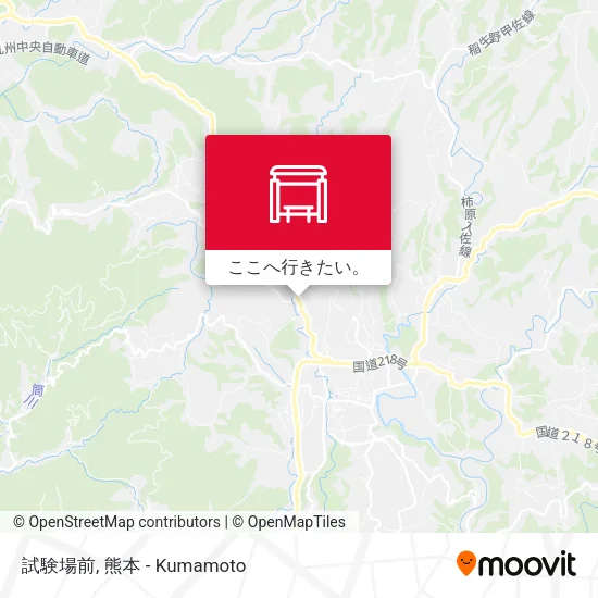 試験場前地図