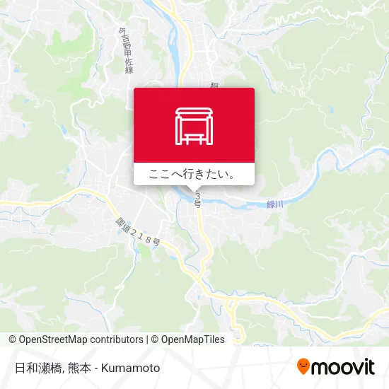 日和瀬橋地図