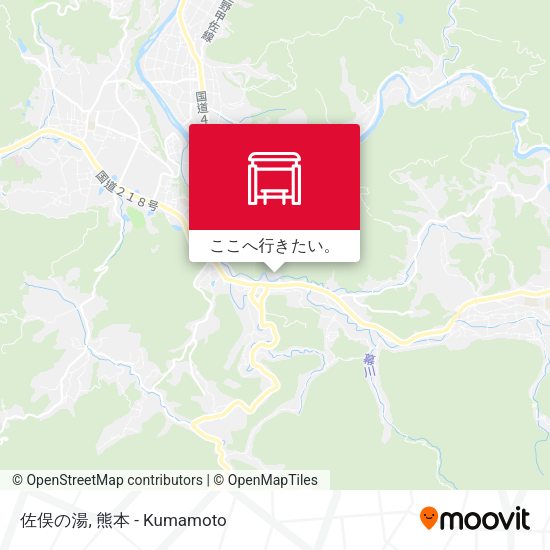 佐俣の湯地図