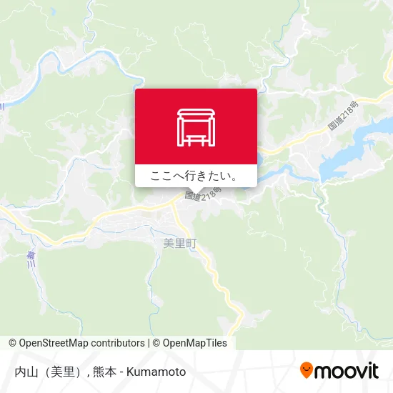 内山（美里）地図
