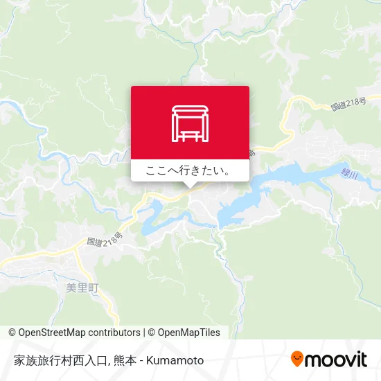 家族旅行村西入口地図