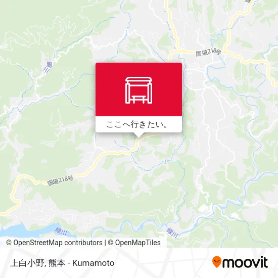 上白小野地図
