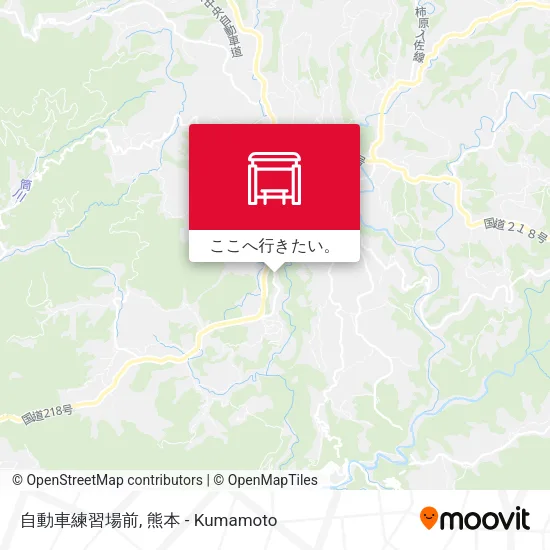 自動車練習場前地図