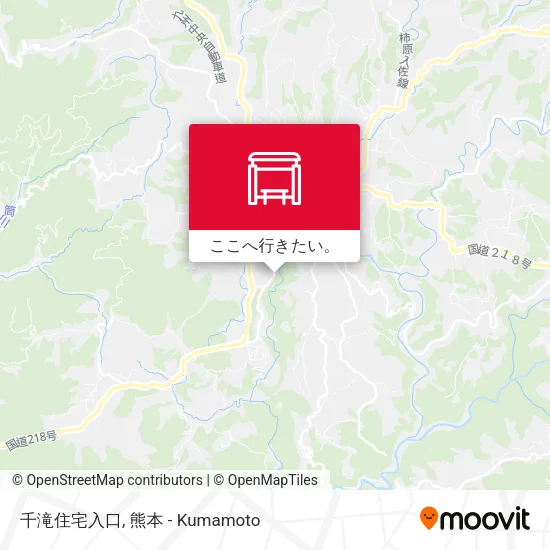 千滝住宅入口地図