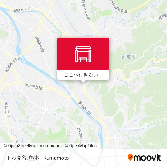 下妙見谷地図