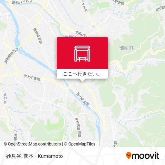 妙見谷地図
