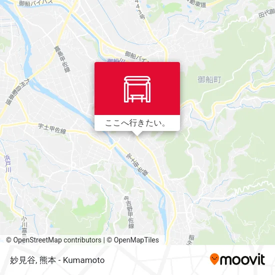 妙見谷地図