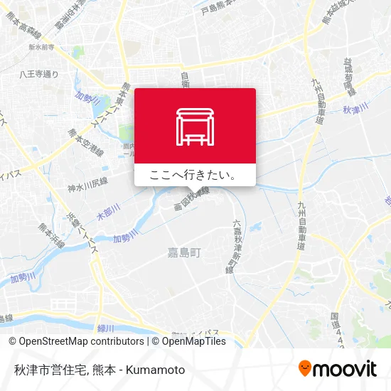 秋津市営住宅地図
