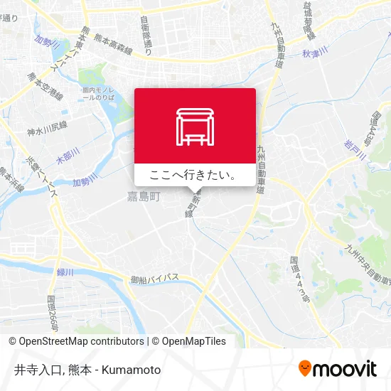 井寺入口地図