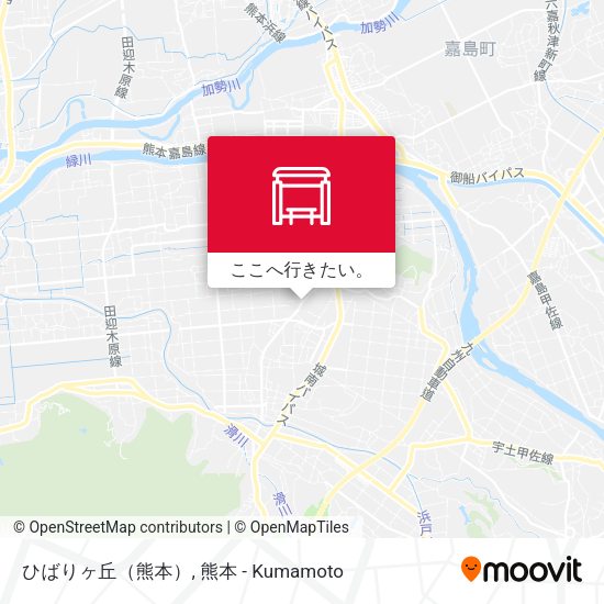 ひばりヶ丘（熊本）地図