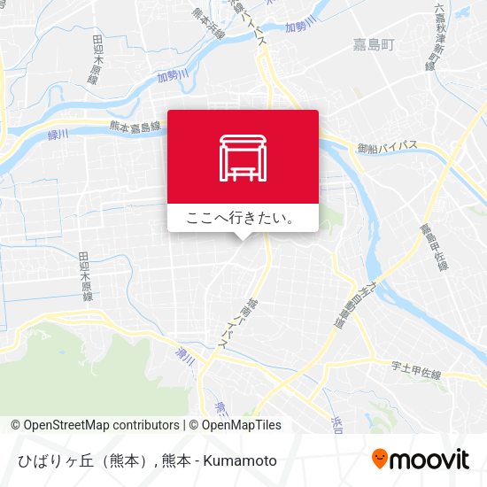 ひばりヶ丘（熊本）地図