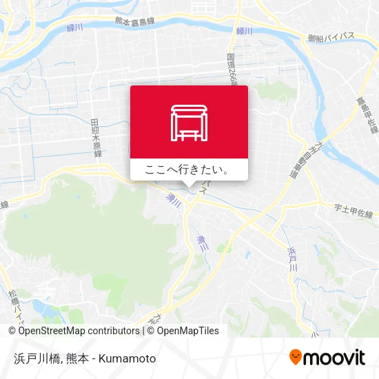 浜戸川橋地図