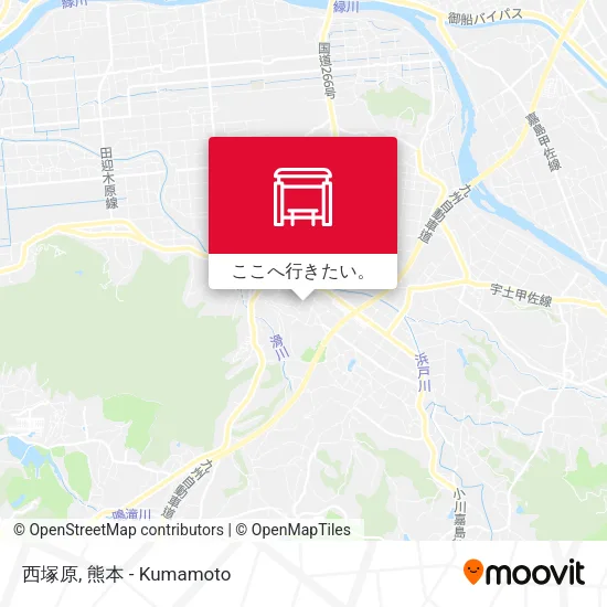 西塚原地図
