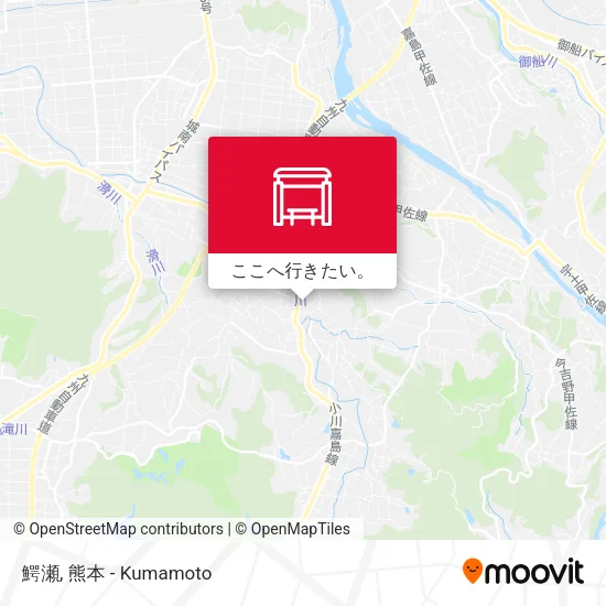 鰐瀬地図
