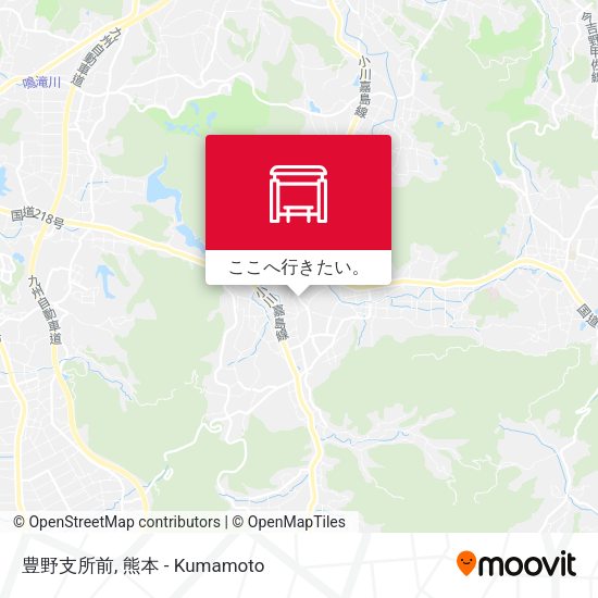 豊野支所前地図
