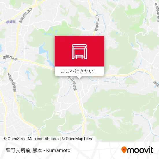 豊野支所前地図
