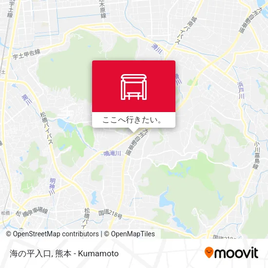 海の平入口地図