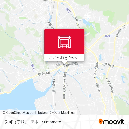 栄町（宇城）地図