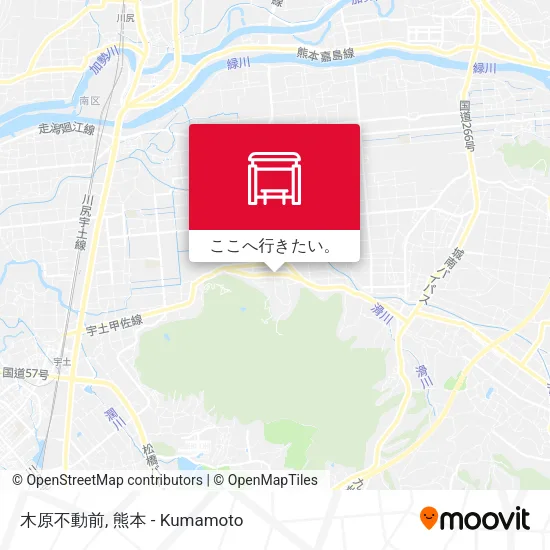 木原不動前地図