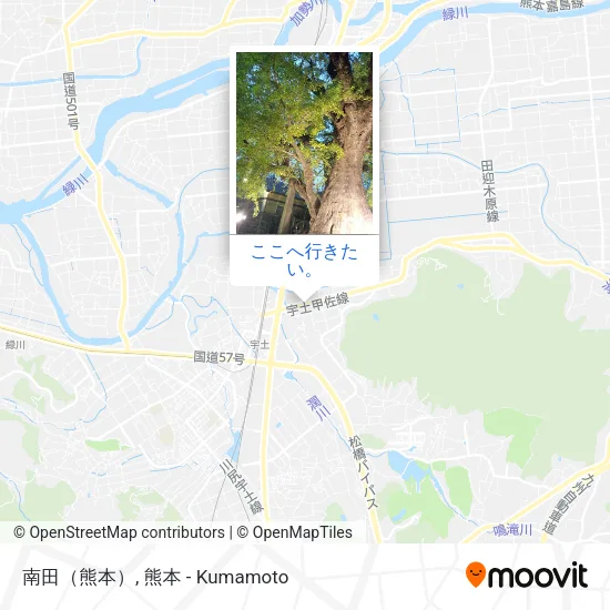 南田（熊本）地図