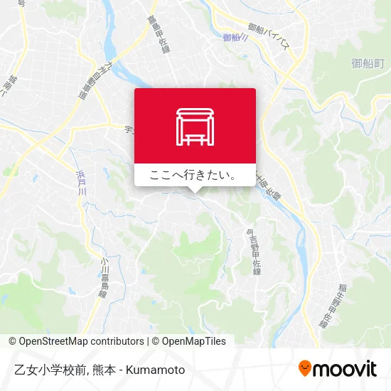 乙女小学校前地図
