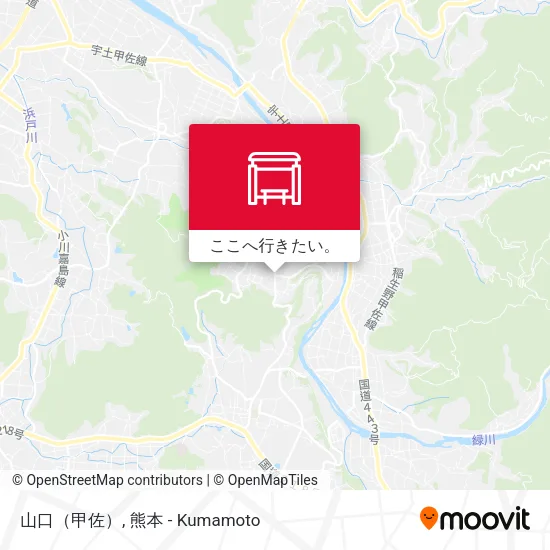 山口（甲佐）地図