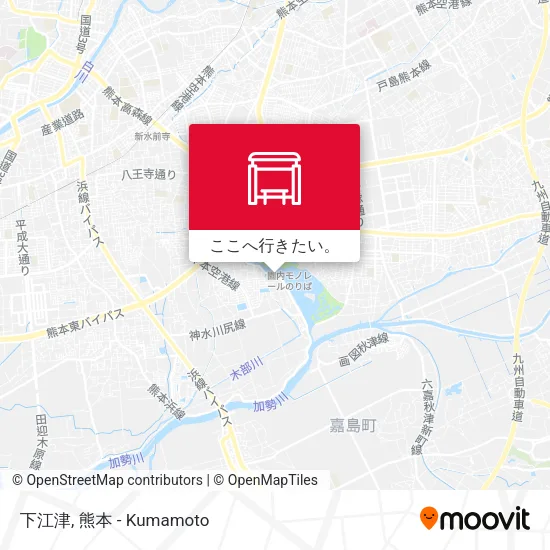 下江津地図