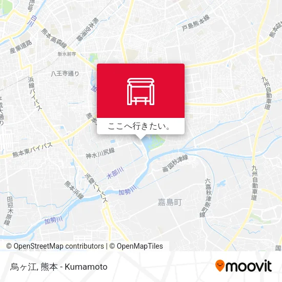 烏ヶ江地図