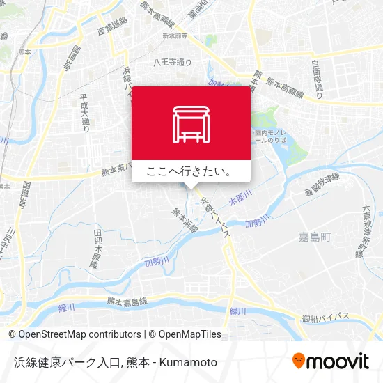 浜線健康パーク入口地図