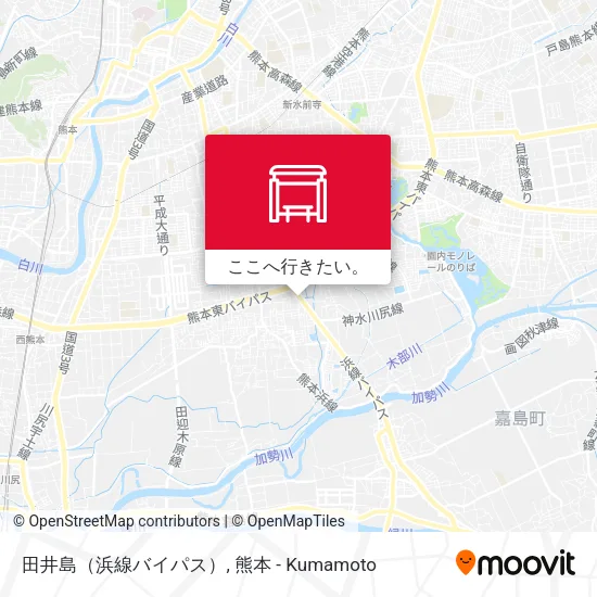 田井島（浜線バイパス）地図