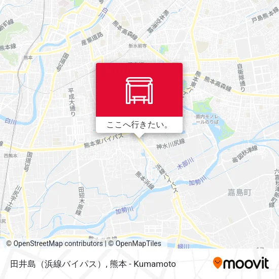 田井島（浜線バイパス）地図