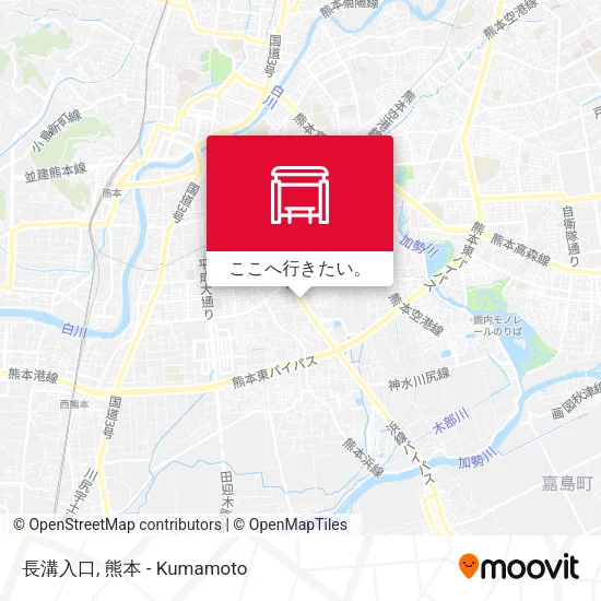 長溝入口地図