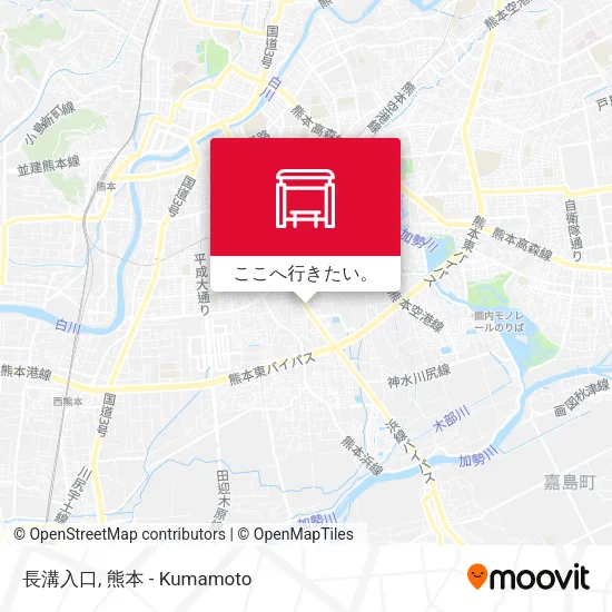 長溝入口地図