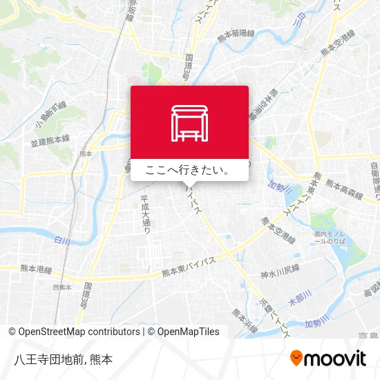 八王寺団地前地図