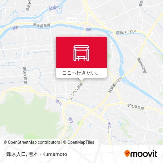舞原入口地図