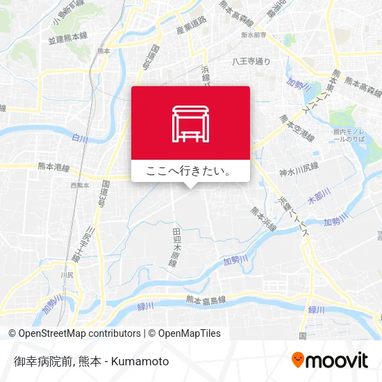 御幸病院前地図